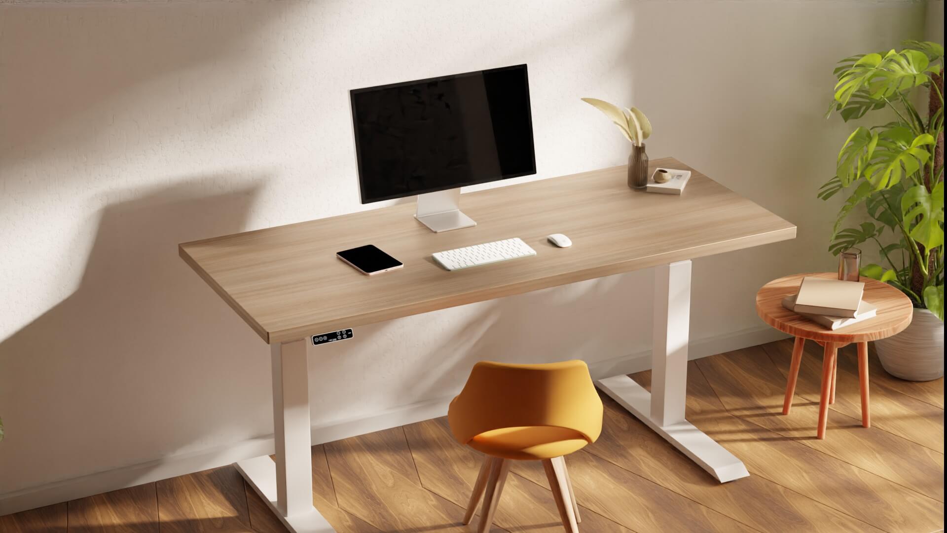 anti-fingerprint standing desk